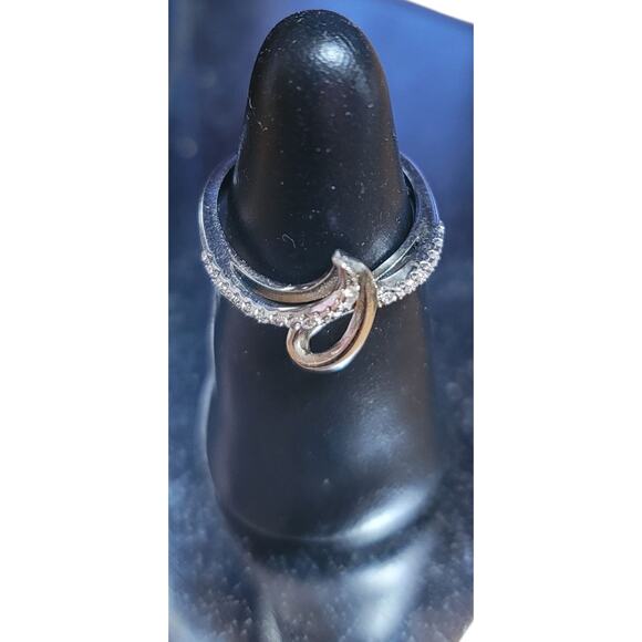 Marcasite and 925 Sterling Silver ring Size 5 - Picture 1 of 3